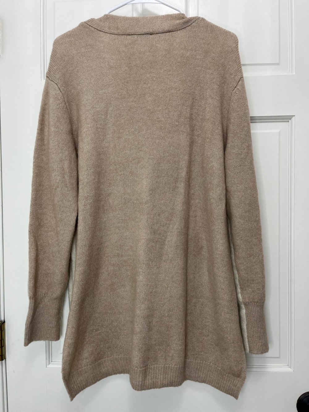 BB Dakota Steve Madden Study Date Two Toned Color Blocked Cardigan - Size Large - Picture 7 of 11